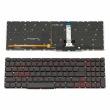 Клавиатура за Acer Nitro 5 AN515-56 Black Without Frame, Backlit (Red Light) US