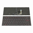 Клавиатура за MSI GF63 GS65 Black Without Frame With BACKLIT (Red Light) US